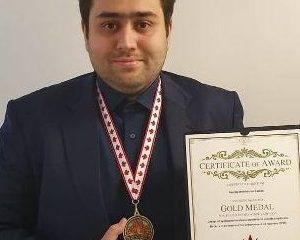 مخترع جوان ایرانی در مسابقات جهانی کانادا lمدال طلا کسب کرد