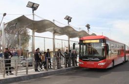 خدمات اتوبوس های مسیر  BRT  تبریز روز اول مهر رایگان است