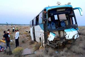 ۲ کشته و ۳۰ مصدوم در تصادف اتوبوس حامل زائران ایرانی در شلمچه