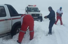 نجات جان ۵ مادر باردار آذربایجانی گرفتار در برف