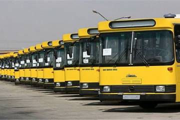جایگزینی دو دستگاه اتوبوس ناوگان حمل و نقل شهر یزد