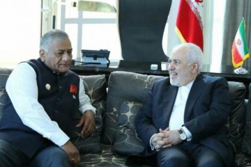 وزیر مشاور در امور خارجه هند با ظریف دیدار کرد