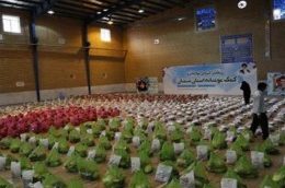 مشارکت برق منطقه‌ای یزد در توزیع ۶۰۰ بسته معیشتی در رزمایش همدلی مؤمنانه