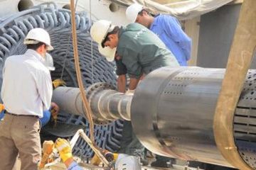 تعمیرات اساسی ژنراتور برق شماره ۲ شرکت پالایش نفت اصفهان