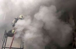 آتش سوزی یک مجتمع تجاری در جنوب تهران مهار شد