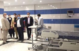 اعضای کمیسیون عمران از پروژه بیمارستان ۲۲۲ تخت خوابی سراوان بازدید کردند