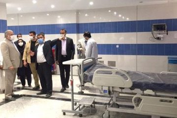 اعضای کمیسیون عمران از پروژه بیمارستان ۲۲۲ تخت خوابی سراوان بازدید کردند