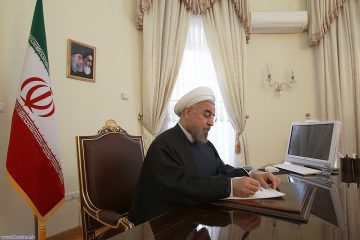 دکتر روحانی درگذشت حجت الاسلام والمسلمین موسویان را تسلیت گفت