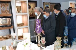 نخستین نمایشگاه دائمی صنایع‌دستی البرز با حضور مونسان افتتاح شد
