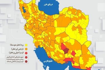 هیچ شهرستانی در آذربایجان شرقی وضعیت کرونایی قرمز  ندارد