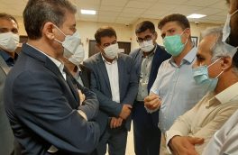 حضور استاندار آذربایجان غربی در لحظات اولیه درجمع خبرنگاران حادثه دیده در بیمارستان نقده