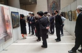 نمایشگاه نقاشی “تبادلات فرهنگی ایران و ژاپن” با حضور ۸ هنرمند ژاپنی افتتاح شد