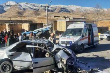 واژگونی خودروی حامل اتباع افغانستانی در محور یاسوج به اصفهان ۸ مصدوم برجای گذاشت