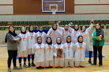 قهرمانی ارکا در رقابت‌های بسکتبال لیگ آیندگان بانوان آذربایجان شرقی