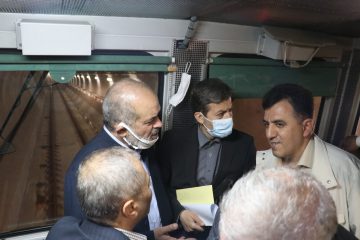وزیر کشور از خط ۱ قطار شهری تبریز بازدید کرد