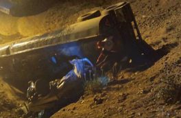 تصادف رانندگی در آزادراه تبریز – زنجان  ۲ کشته و ۳ مصدوم  برجا گذاشت
