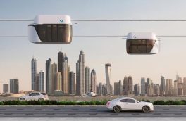 بکارگیری اولین خودروهای غلافی معلق در شارجه امارات