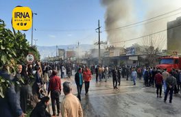 خسارت ۷۰۰ میلیارد ریالی آتش‌سوزی به ۴۰ مغازه در کوه‌چنار فارس