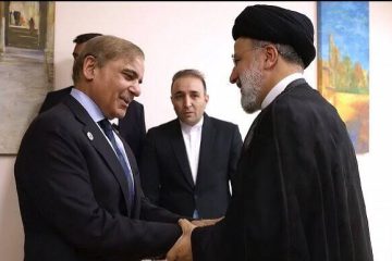 دعوت شهباز شریف از آیت‌الله رئیسی برای سفر به پاکستان