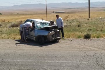 ۲ فقره تصادف در زنجان ۱۰ مصدوم برجا گذاشت