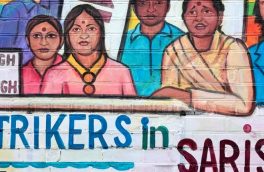برگزاری نمایشگاه نقاشی خیابانی در انگلیس در حمایت از کارگران هند