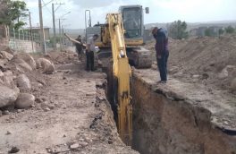 اجرای ۷.۵ کیلومتر شبکه جمع آوری و انتقال فاضلاب در ورزقان