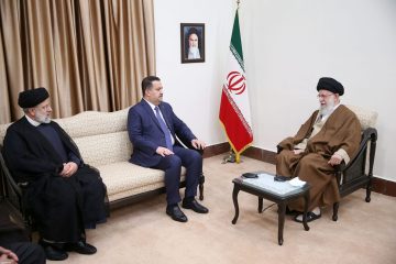 دیدار نخست وزیر عراق و هیئت همراه با مقام معظم رهبری