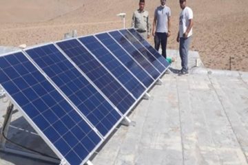 واگذاری ۳۸ دستگاه پنل خورشیدی قابل حمل به عشایر شهرستان ابدانان