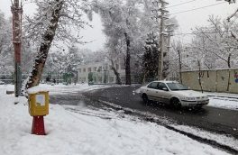 احتمال بارش برف و لغزندگی جاده ها و معابر شهری در آذربایجان شرقی