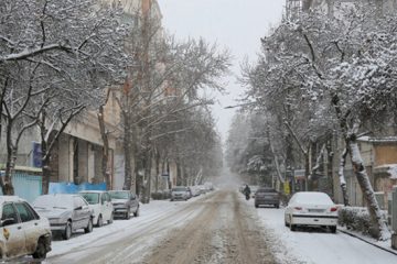 بارش برف و باران در نقاط مختلف کشور با ورود سامانه بارشی از شنبه ۲۳ دی‌ماه