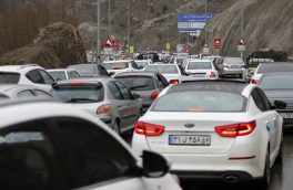 ترافیک در مسیرهای خروجی استان مازندران سنگین است