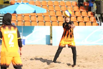 آغاز رقابت‌های تور آزاد والیبال ساحلی بانوان به میزبانی قشم