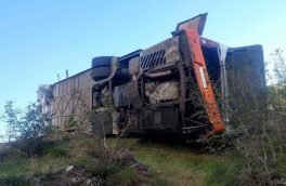 رسانه ارمنستان: سانحه اتوبوس حامل ایرانیان پنج کشته و ۹ مجروح برجای گذاشت