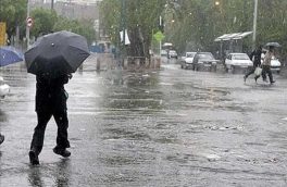احتمال بارش رگبار پراکنده باران در آذربایجان‌شرقی