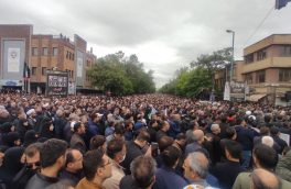 حضور مردم آذربایجان در مراسم تشییع شهدای خدمت بی‌سابقه بود