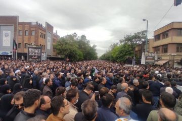 حضور مردم آذربایجان در مراسم تشییع شهدای خدمت بی‌سابقه بود