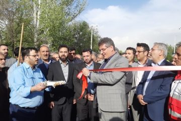 افتتاح بلوار باغستان و پل دخیل مراغی