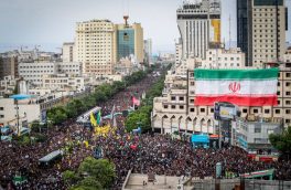 شهید جمهور”آیت‌الله رییسی”درجوار مضجع نورانی ثامن الحجج(ع) آرام گرفت