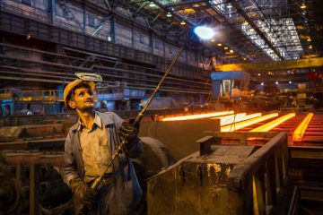 رشد ۱.۱ درصدی تولید فولاد ایران در فروردین سال جاری