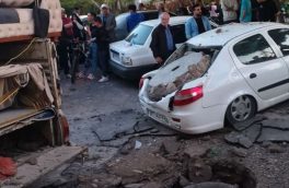 انفجار ناشی از گازهای متراکم فاضلاب در تبریز چهار مصدوم برجای گذاشت