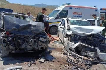 تصادف رانندگی در جاده خاروانای آذربایجان شرقی ۹ مصدوم و یک فوتی بر جای گذاشت