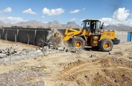 رفع تصرف ۱۸۰۰ متر از اراضی ملی و دولتی شهر ایلام