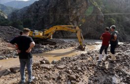 وقوع سیلاب در سوادکوه استان مازندران موجب بسته شدن محور فیروزکوه شد