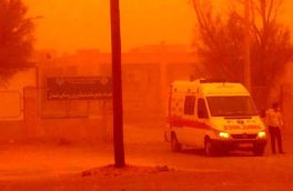توفان شدید و گرد و غبار در سیستان۶۲۰ نفر راهی بیمارستان و مراکز درمانی کرد