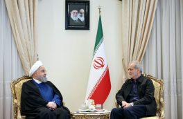 روحانی با رئیس جمهور منتخب ملاقات کرد