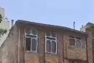 ساختمانی دو طبقه در مجاورت ملک گودبرداری شده در یافت‌آباد فروریخت