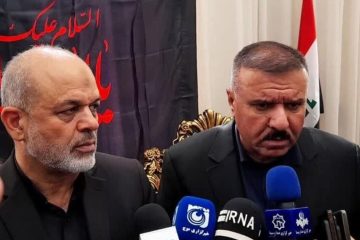 وزیر کشور عراق: مرز منذریه برای پذیرش زائران ۲۴ ساعته دایر است