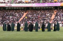 تجمع ۱۰۰ هزار نفری «حجاب» در ورزشگاه آزادی برپا شد