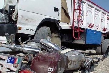 بی‌احتیاطی مرگبار راکب موتورسیکلت در بیرجند